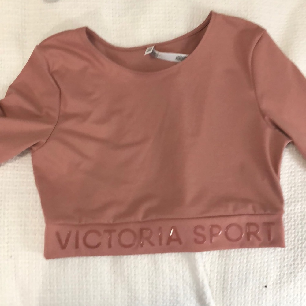Pink crop top